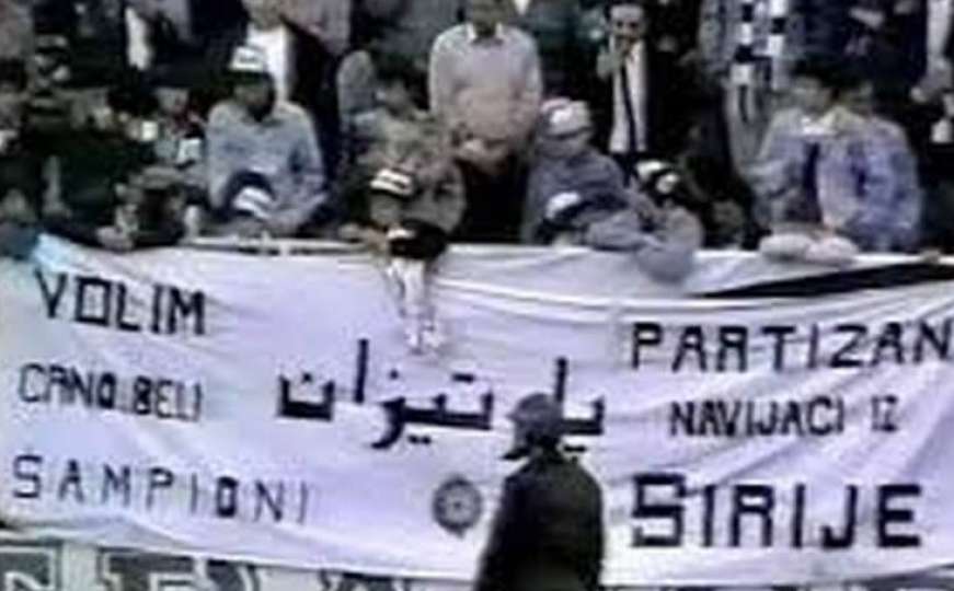 Oglasili se navijači Partizana iz Sirije