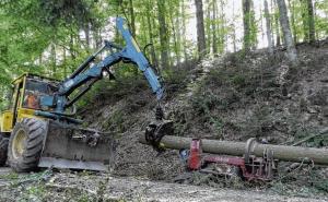 Radnik iz BiH teško povrijeđen: Pregazio ga posječeni trupac