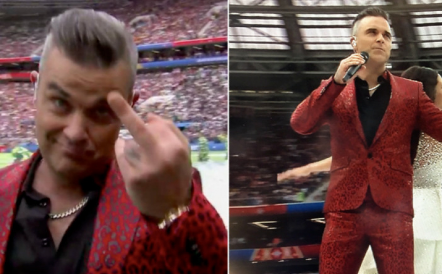 Srednji prst na otvaranju Mundijala: Gest Robbieja Williamsa naljutio sve