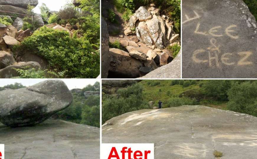 Sramno: Tinejdžeri uništili slavnu kamenu formaciju staru 350 miliona godina