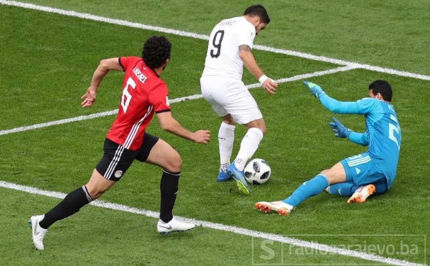 Gimenez donio pobjedu Urugvaju protiv Egipta nakon velikih promašaja Suareza