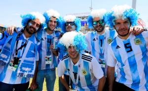 Navijači pune Spartak Arenu pred susret Argentine i Islanda