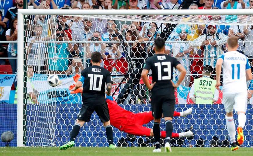 Island osvojio veliki bod protiv Argentine, Messi promašio penal