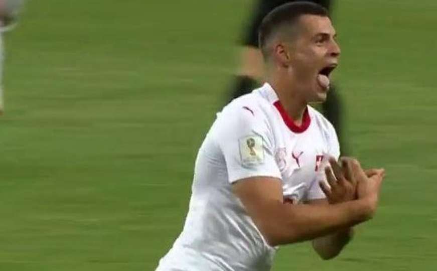 Xhaka gol protiv Srbije proslavio praveći simbol albanskog orla
