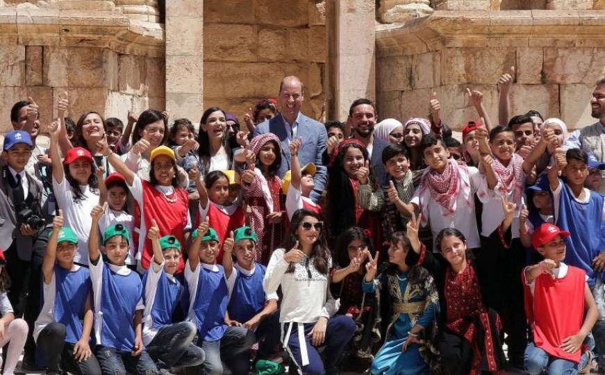 Princ William u Jordanu razgovarao sa djecom izbjeglicama iz Sirije