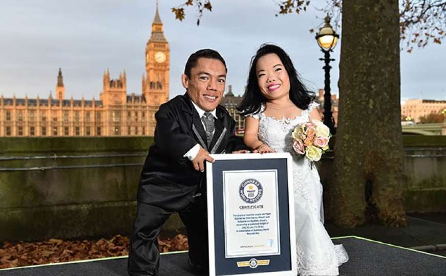 Najniži bračni par na svijetu: Nemaju ni metar visine