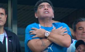 Pogledajte kako je Maradona reagirao na pogodak Messija protiv Nigerije 