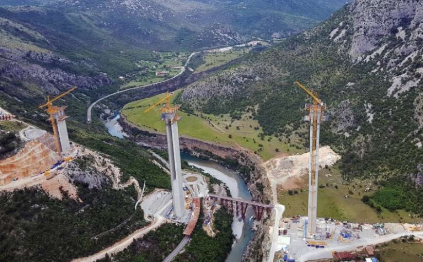 Most Moračica bit će najveći u bivšoj Jugoslaviji, otvorenje u maju 2019.
