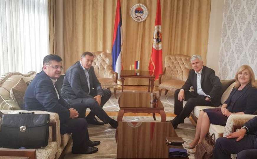 Čović kod Dodika: Razgovarano o aktualnoj političkoj situaciji