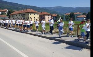 Poruke i ruže iz Goražda za Srebrenicu