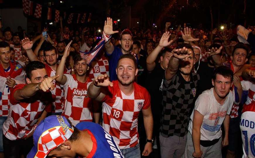 Pobjeda Hrvatske ponovo se slavila uz vrijeđanje države BiH