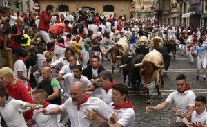 Šest osoba povrijeđeno u ovogodišnjoj najbržoj trci s bikovima
