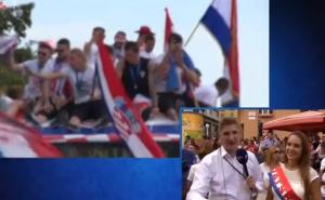 Miss Universe Hrvatske Mia Pojatina u javljanju uživo nazvala Vatrene Zmajevima