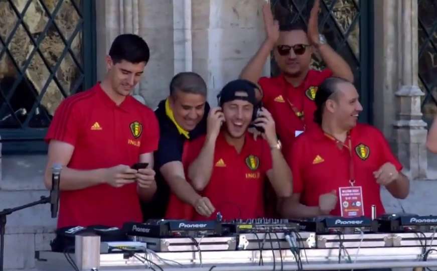Hazard kao DJ: Nezapamćen party na dočeku Belgijanaca s Mundijala