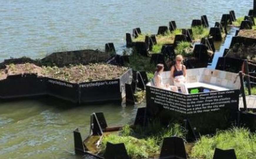 Nevjerovatni Holanđani: Otok na rijeci napravljen od plastičnog otpada