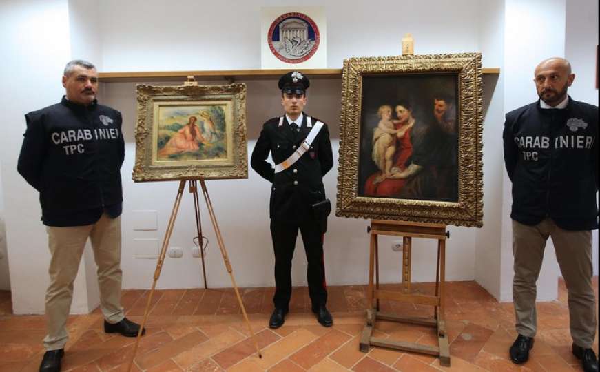 Zbog krađe slika vrijednih 25 miliona eura uhapšeni Italijani i Hrvat