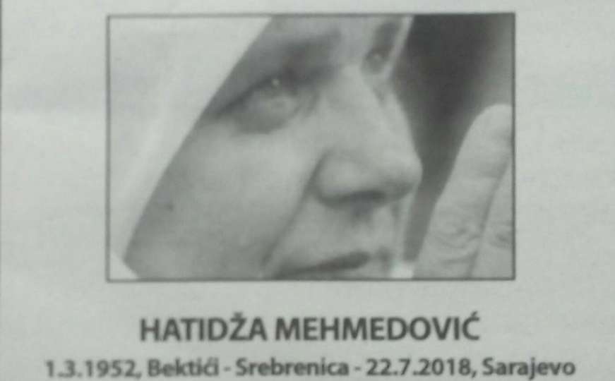 U Beogradu objavljena čitulja posvećena Hatidži Mehmedović: Ciao, naša Bella Điđo
