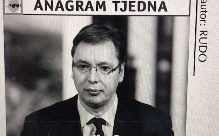 Probajte se ne nasmijati: Urednik Kviskoteke objavio anagram Aleksandra Vučića