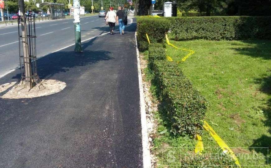 Općina Novo Sarajevo: Nastavljeni radovi na rekonstrukciji pješačkih staza