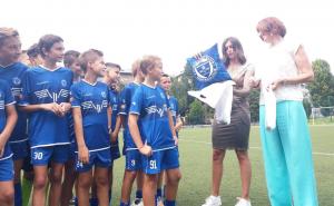 Amra Silajdžić-Džeko snimala emisiju na stadionu Grbavica