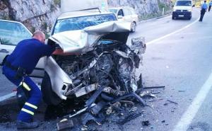 Težak udes: Četiri osobe prevezene u bolnicu Trebinje