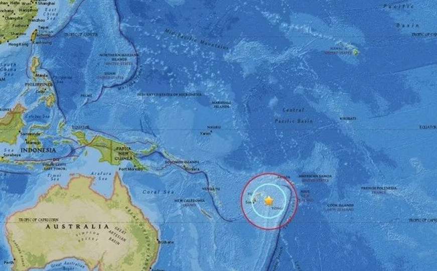 Snažan potres na Pacifiku, čak 8.2 po Richteru