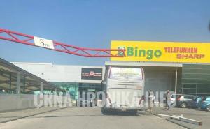 Incident kod Binga na Stupu: Autobusom zakačio željeznu konstrukciju