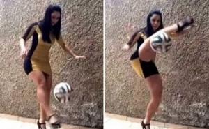 Brazilka postala hit: U štiklama može s loptom više nego mnogi fudbaleri