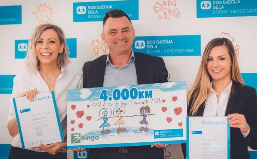 CHICovnik i Bingo osigurali 4.000 KM za djecu SOS sela