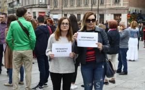 Protest u Sarajevu: Novinarstvo nije zločin, Stop nasilju nad novinarima!