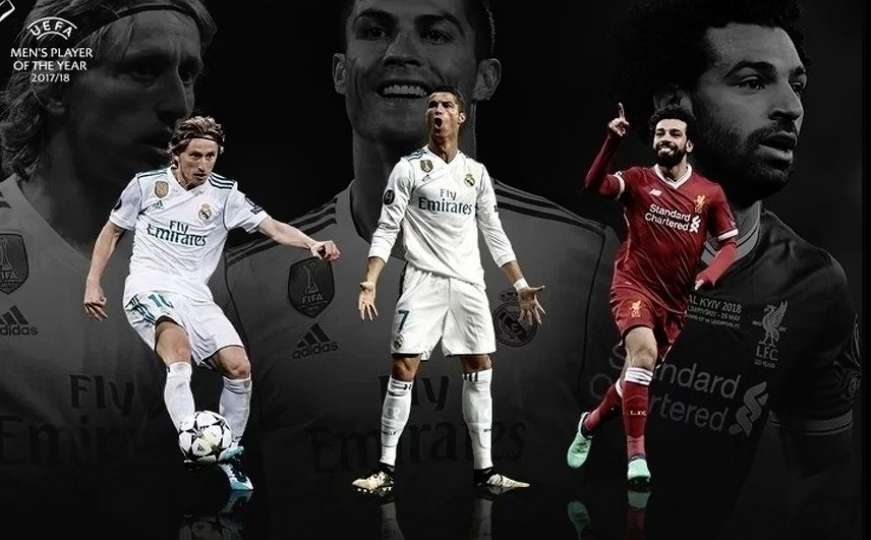 UEFA danas bira najboljeg nogometaša u Europi: Modrić, Ronaldo ili Salah?