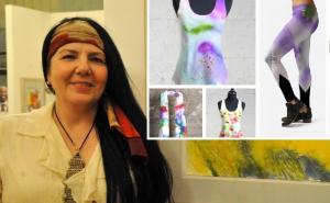 Uspjeh bh. slikarice: Akvareli Mirsade Baljić na odjevnim predmetima Vida