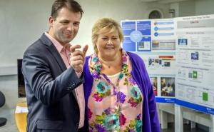 Norveška premijerka i ambasador Makarević na inauguraciji Cyber Rangea