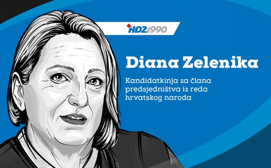 Infografika: Diana Zelenika, kandidatkinja za Predsjedništvo BiH