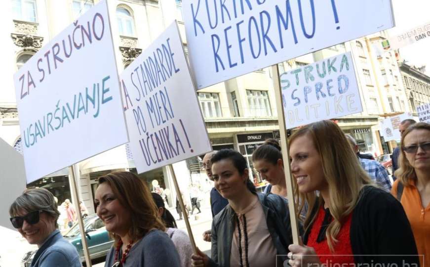 Protest prosvjetnih radnika 12. septembra u Sarajevu: Vlada nas ignoriše