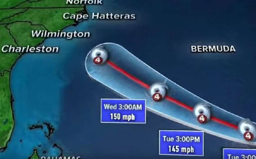 Uragan Florence udarit će na istok SAD-a, vjetrovi pušu do 300 km/h