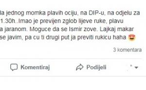 Traži se momak plavih očiju viđen na plastičnoj hirurgiji