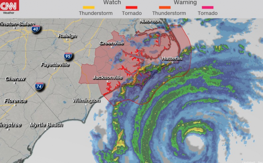 Uragan Florence se približava SAD-u, imat će katastrofalne posljedice