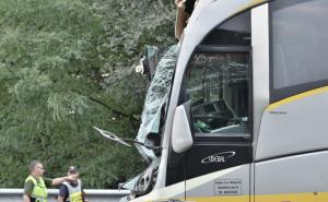 Video s mjesta nesreće u kojoj je učestvovao autobus s učenicima iz BiH