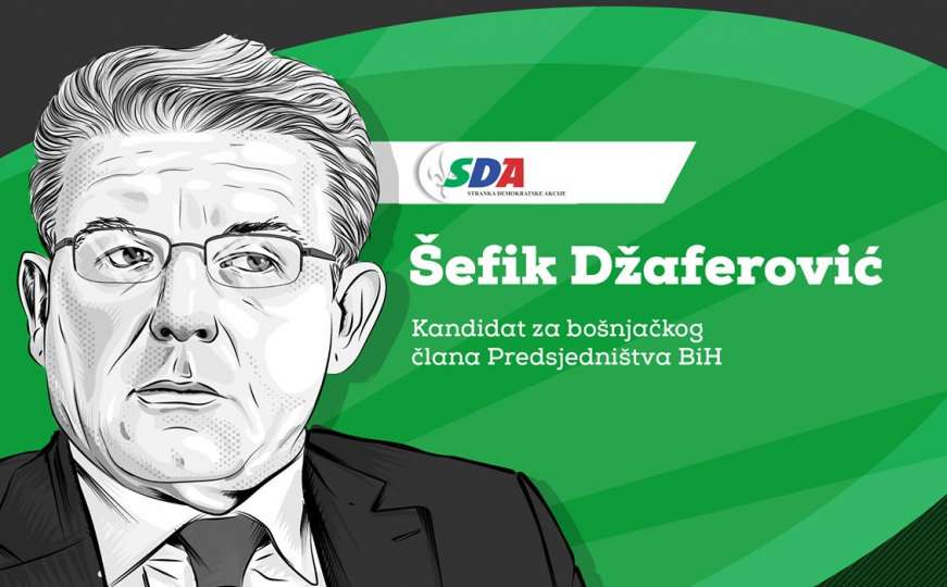 Infografika: Šefik Džaferović, kandidat za Predsjedništvo BiH 