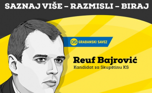 Infografika: Reuf Bajrović, kandidat za Skupštinu KS