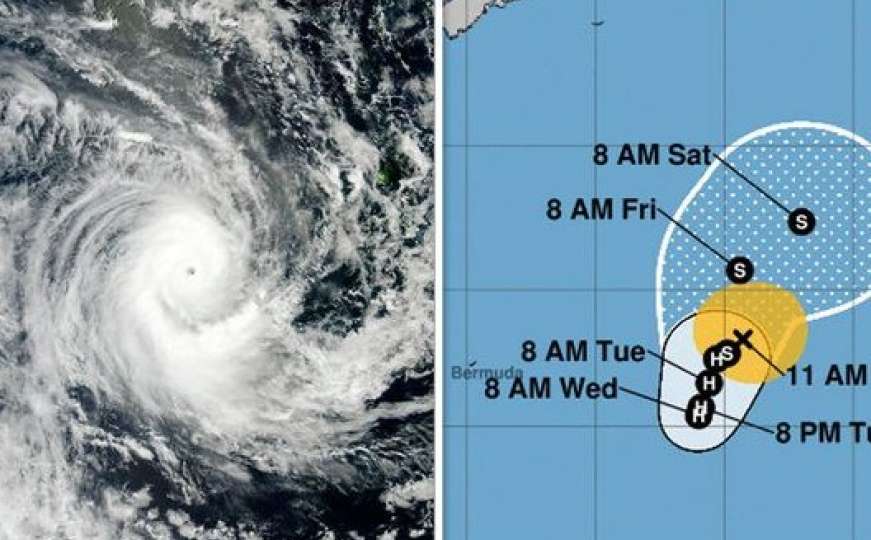 Nad Atlantikom se razvija Leslie, uragan koji bi mogao krenuti prema Europi