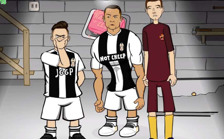 Džeko, Ronaldo i Dybala zvijezde crtanog filma 