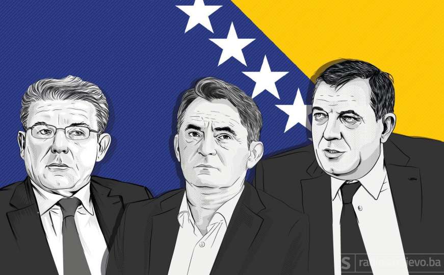 Infografika: Članovi Predsjedništva BiH, njihove karijere i osvojeni glasovi