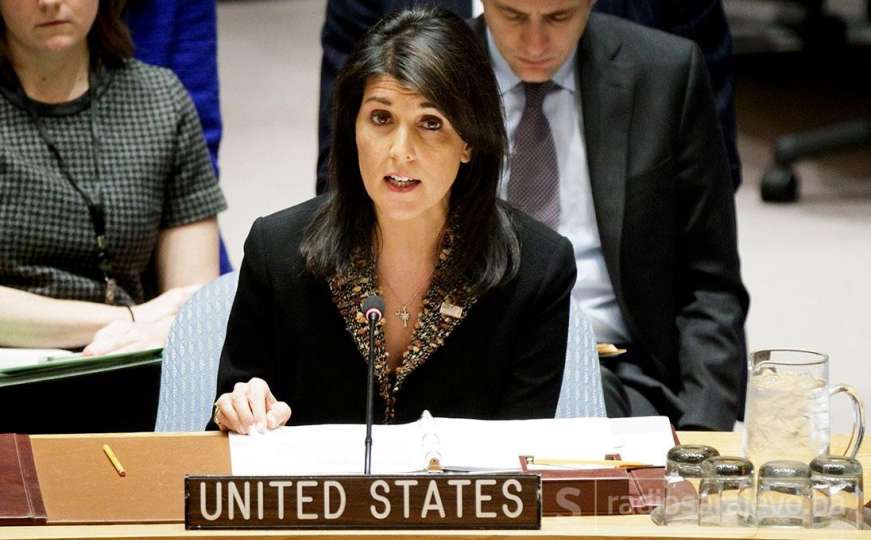 Nikki Haley, ambasadorica SAD-a u Ujedinjenim nacijama dala otkaz
