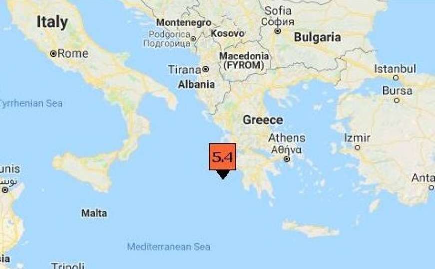 Jak zemljotres pogodio Grčku: Ima povrijeđenih, izdato upozorenje na cunami