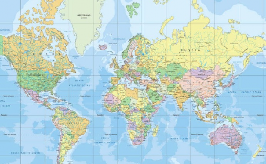 Karta uz koju ste odrasli je laž: Pogledajte kako doista izgleda svijet
