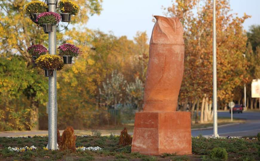 Kikinda: Statua sove koja izgledom podsjeća na penis