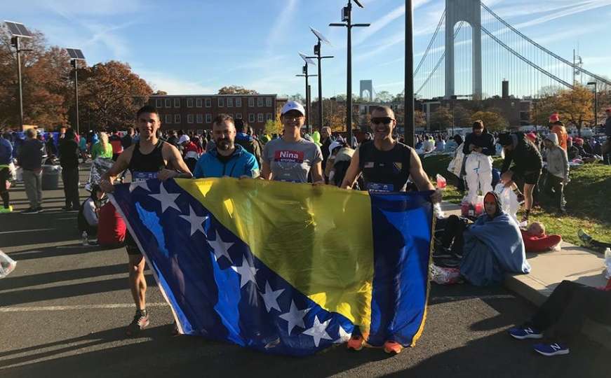 Halilović: Ponosan sam da sam na maratonu u New Yorku razvio zastavu BiH