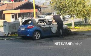 Izgorjela Toyota Auris banjalučkog zelenaša